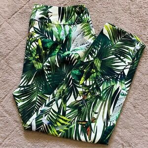 Soft‎ Surroundings Palm Print Pants Women's Size PL